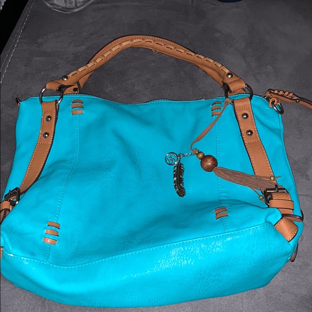Jessica Simpson turquoise purse